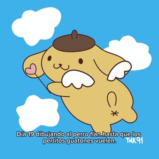 Pompom en el cielo